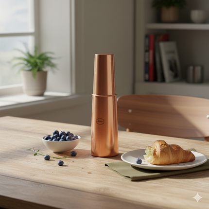 Cup Pura Copper Water Bottle - 850ml