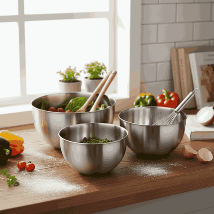 SS Mixing Bowl Set of 3