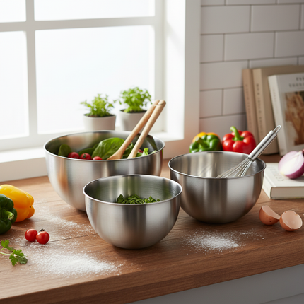 SS Mixing Bowl Set of 3