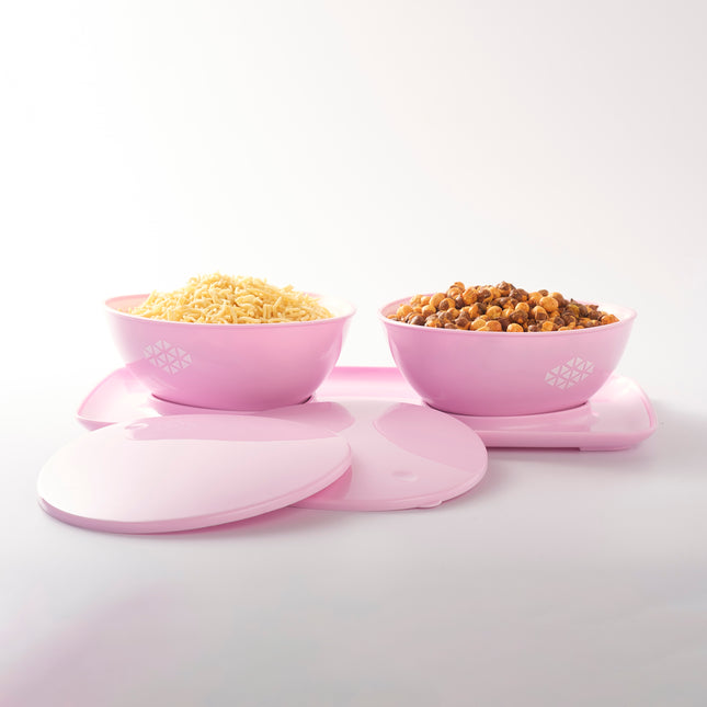 Peppy Bowl Set with Tray