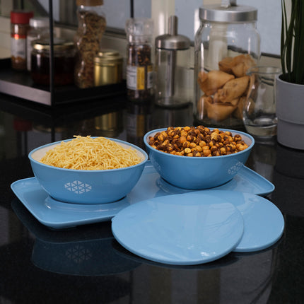 Peppy Bowl Set with Tray