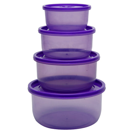 Microvent Container Set of 4 (1800 + 1100 + 680 + 360 ml)