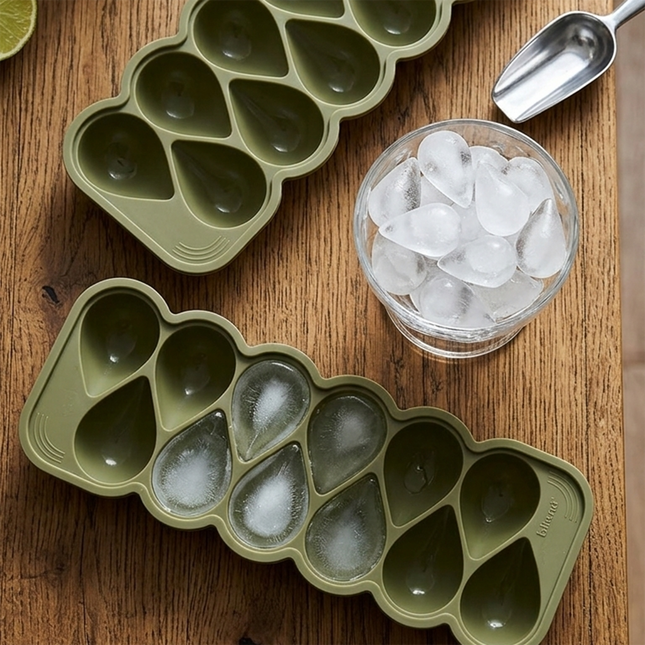 Ice Drop Tray – Set of 2 Olive Green