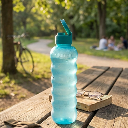 Ripple Spout Water Bottle 1300 ml – Set of 3 (Sea Green)