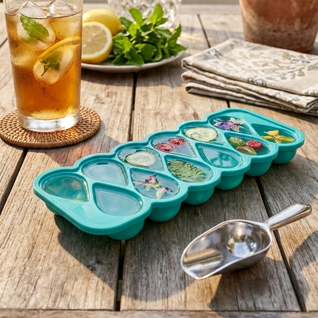 Ice Drop Tray – Set of 2 Sea Green
