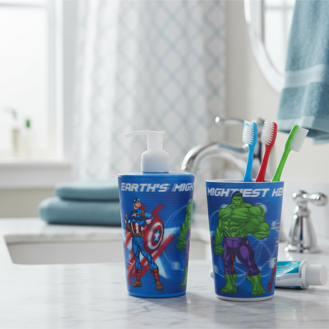 Liquid Dispenser & Toothbrush Holder - Avenger (Disney)