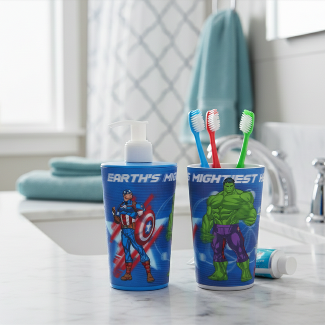Liquid Dispenser & Toothbrush Holder - Avenger (Disney)