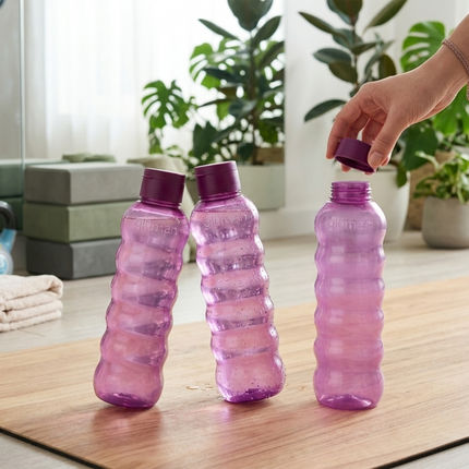 Ripple Spout Water Bottle 1300 ml – Set of 3 Megenta