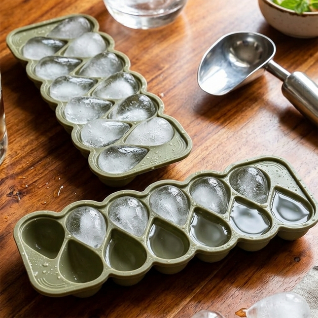 Ice Drop Tray – Set of 2 Olive Green