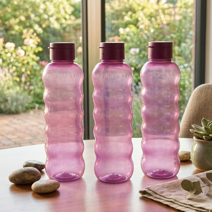 Ripple Spout Water Bottle 1300 ml – Set of 3 Megenta