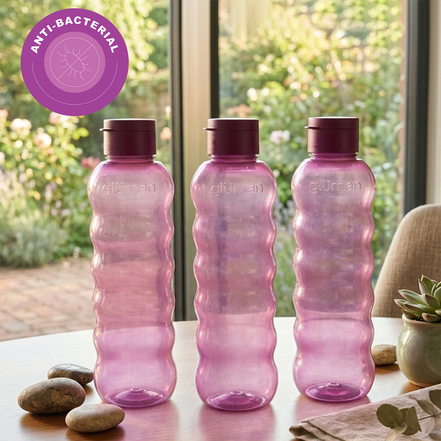 Ripple Spout Water Bottle 1300 ml – Set of 3 Megenta