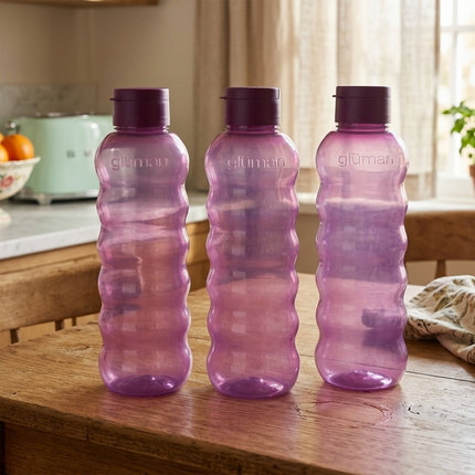 Ripple Spout Water Bottle 1300 ml – Set of 3 Megenta