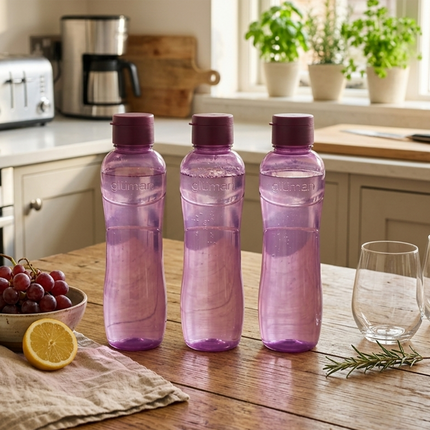 Clare Spout Water Bottle 1000 ml – Set of 3 Megenta
