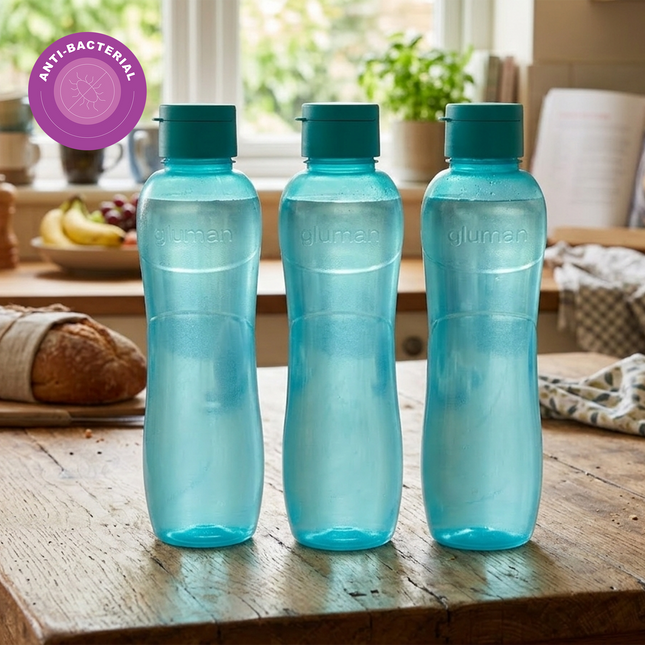Clare Spout Water Bottle 1000 ml – Set of 3 (Sea Green)