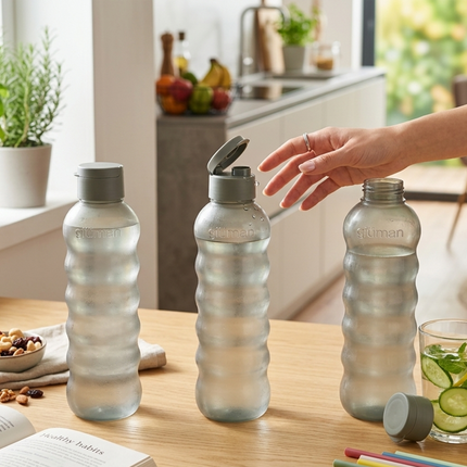 Ripple Spout Water Bottle 1300 ml – Set of 3 Gray