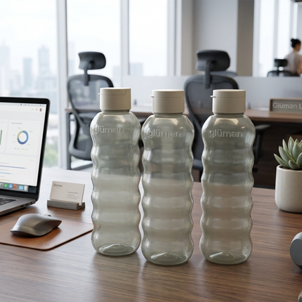 Ripple Spout Water Bottle 1300 ml – Set of 3 Gray