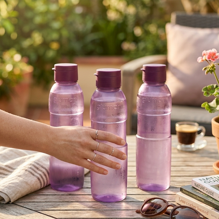 Viva Spout Water Bottle 1000 ml – Set of 3 Megenta