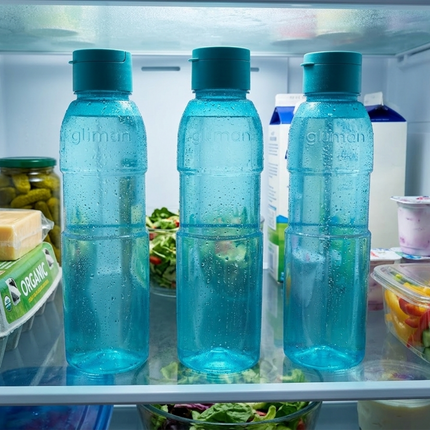 Viva Spout Water Bottle 1000 ml – Set of 3 Sea Green