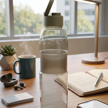 Viva Spout Water Bottle 1000 ml – Set of 3 (Olive Green)