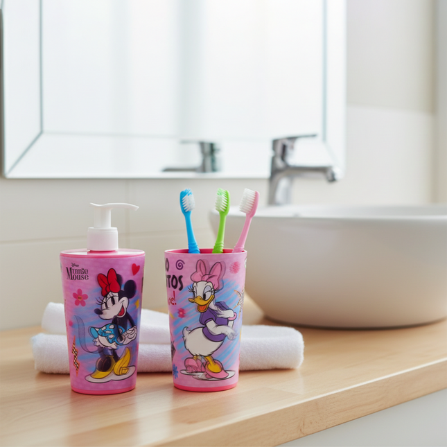 Liquid Dispenser & Toothbrush Holder - Minnie (Disney)