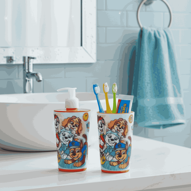 Liquid Dispenser & Toothbrush Holder - Paw Patrol (Disney)