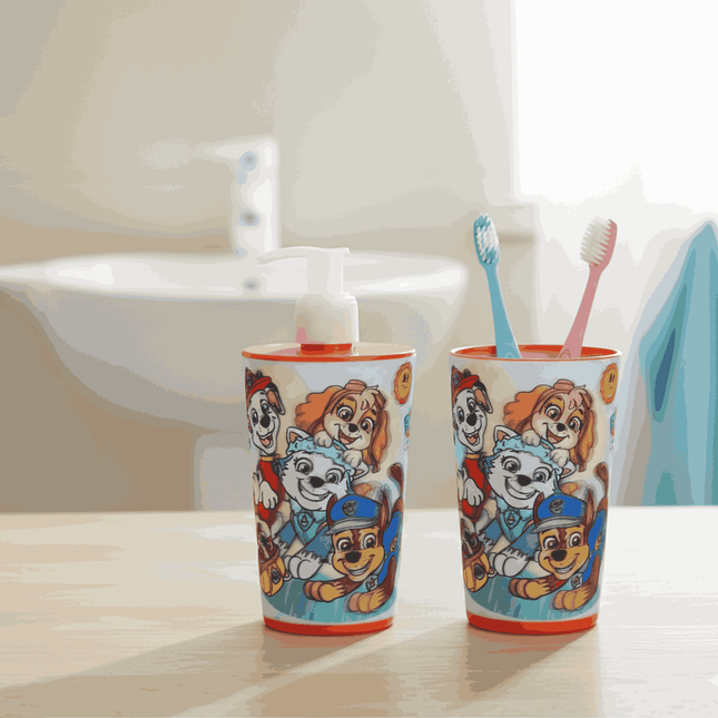 Liquid Dispenser & Toothbrush Holder - Paw Patrol (Disney)