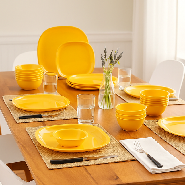 24 Pcs Square Dinner Set