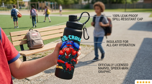 SS Aventura Bottle Spiderman