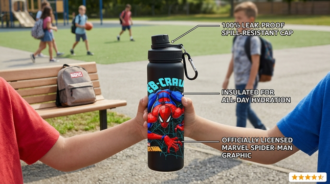 SS Aventura Bottle Spiderman