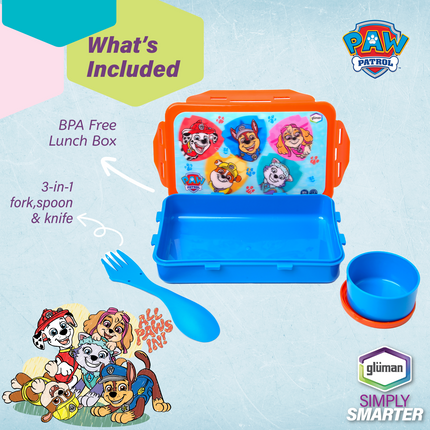 3D Flip Slim Lunch Box Paw Patrol