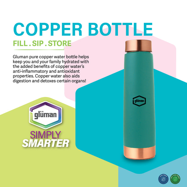 Co-Pura Copper Water Bottle 900 ml