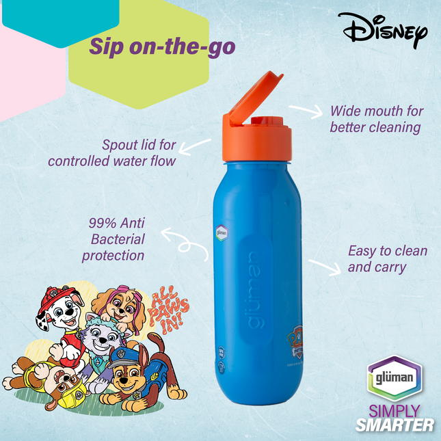 Claro Mini Spout Bottle Paw Patrol