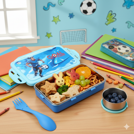 SS Snack Pack Lunch Box Football - 700ml