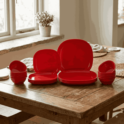 24 Pcs Square Dinner Set