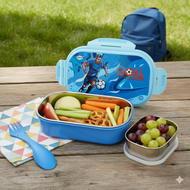 SS Snappy Lunch Box Football 800ml