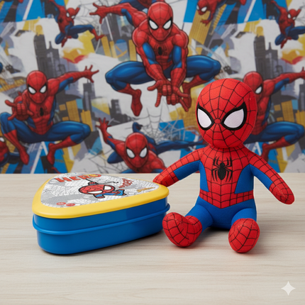 Triangle Lunch Box Spiderman
