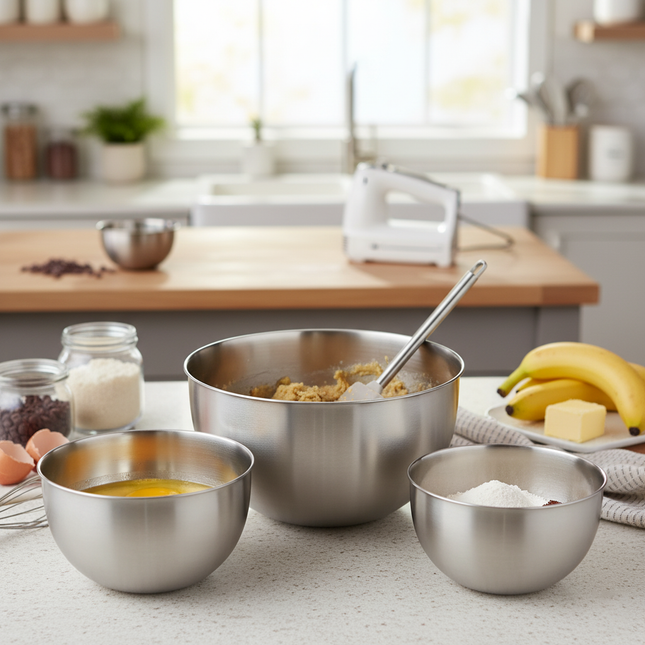 SS Mixing Bowl Set of 3