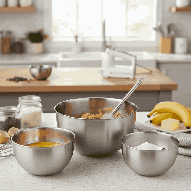 SS Mixing Bowl Set of 3