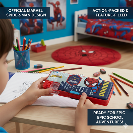 Magnetic Pencil Box Small Spiderman