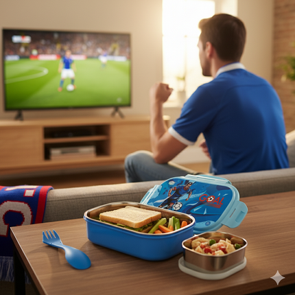 SS Snappy Lunch Box Football 800ml