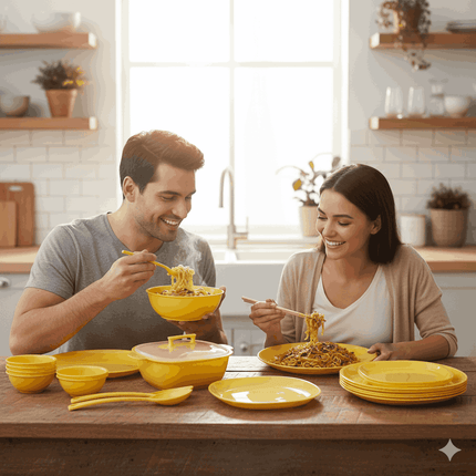 32 pcs Square Dinner Set