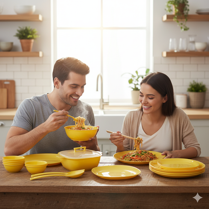 32 pcs Square Dinner Set