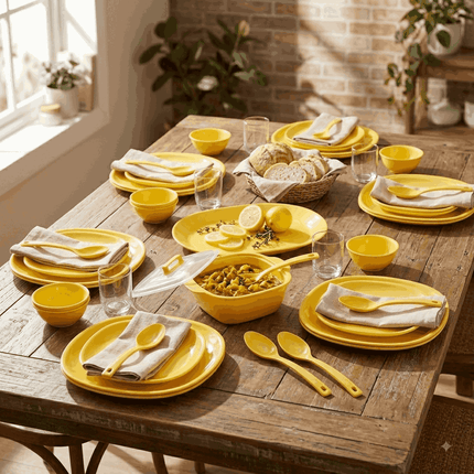 32 pcs Square Dinner Set