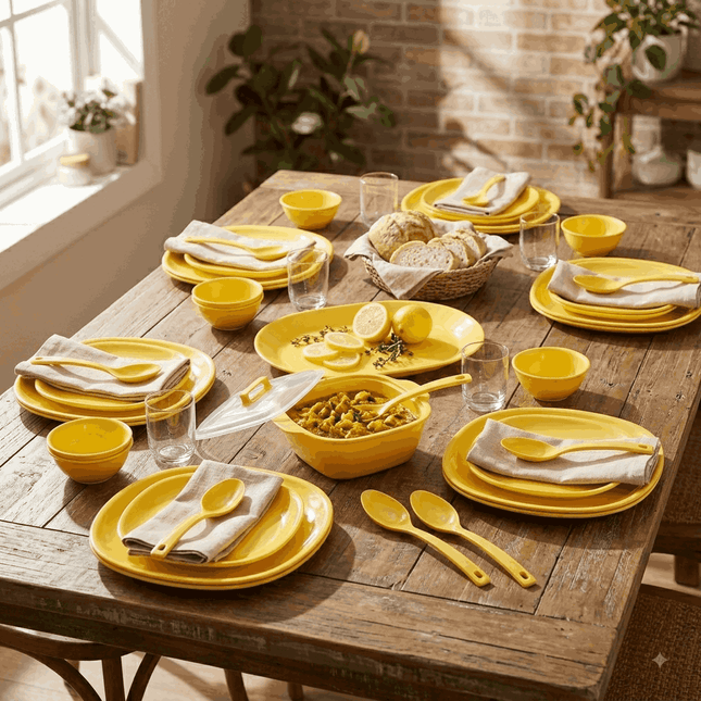 32 pcs Square Dinner Set