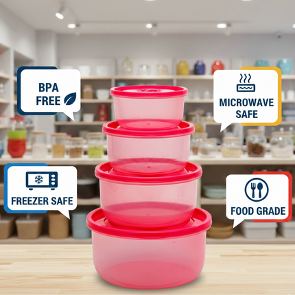 Microvent Container Set of 4