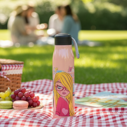 Strappy Water Bottle Girls - 600ml