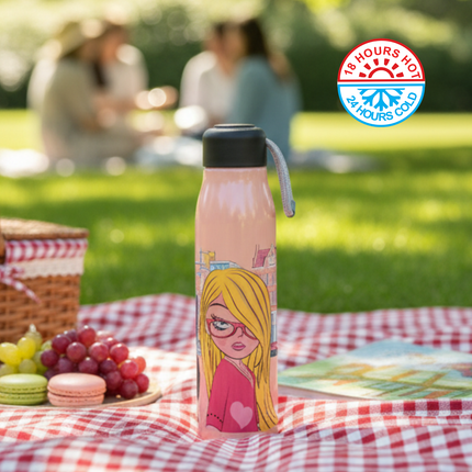 Strappy Water Bottle Girls - 600ml