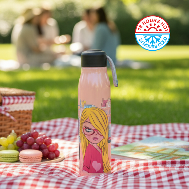 Strappy Water Bottle Girls - 600ml
