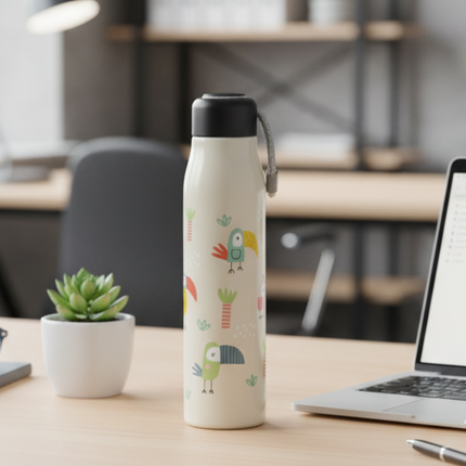 Strappy Water Bottle Birds - 600ml