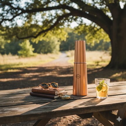 Cup Pura Copper Water Bottle - 850ml